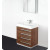 Livello 30 Inch Walnut Modern Bathroom Vanity With Medicine Cabinet