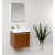 Alto Teak Modern Bathroom Vanity With Medicine Cabinet