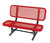 3 ft Commercial Preschool Bench- Red