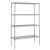 4-Shelf 74 in. H x 48 in. W x 18 in. D Heavy Duty NSF Certified Chrome Wire Shelving