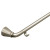 Brushed Nickel Felicity 24 Inch Towel Bar with Integrated Hooks