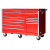 56 Inch 10 Drawer Red Tool Cabinet