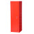 15 Inch Red Two Shelf Full Length Side Locker