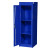 15 Inch Blue Two Shelf Exta Deep Full Length Side Locker