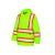 Hi-Vis Rain Jacket With Safety Stripes Yellow/Green 3X Large