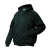 Hooded Jersey Bomber Black 2X Large