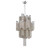 Cadena Collection 12 Light Nickel Pendant