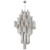 Cadena Collection 16 Light Nickel Pendant
