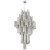 Cadena Collection 16 Light Nickel Pendant