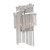 Cadena Collection 2 Light Nickel Wall Sconce