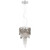 Cameo Collection 1 Light Nickel Pendant