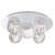 Cosmo Collection 5 Light Chrome & Clear Flushmount