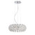 Cristallo Collection 3 Light Chrome Pendant