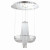 Gala Collection 6 Light Chrome Chandelier