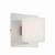 Geos Collection 1 Light Chrome Wall Sconce