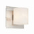 Geos Collection 1 Light Satin Nickel Wall Sconce