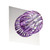 Cosmo Collection 1 Light Chrome & Purple Wall Sconce