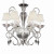 Celesto Collection 6 Light Chrome & Clear Chandelier