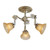 Allure Collection 3 Light Antique Silver Monospot