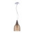 Altima Collection 1 Light Chrome & Amber Pendant