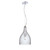Altima Collection 1 Light Large Chrome & Clear Pendant