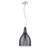 Altima Collection 1 Light Large Chrome & Smoke Pendant