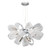 Origami Collection 11 Light Chrome Chandelier