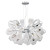 Origami Collection 21 Light Chrome Chandelier