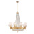 Pietra Collection 12 Light Gold Chandelier