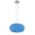 Pop-2 Collection 3 Light Blue Convertible Pendant Flushmount