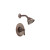 Kingsley 1-Handle Posi-Temp Shower Only with Moenflo XL Eco Performance Showerhead in Oil Rubbed Bronze