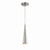 Sliver Collection 1 Light Satin Nickel Pendant