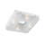 Spectra Collection 4 Light Clear Square Flushmount