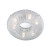 Spectra Collection 6 Light Clear Round Flushmount