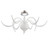 Vertigo Collection 9 Light White Flushmount