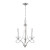 Volte Collection 3 Light Polished Nickel Chandelier