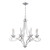 Volte Collection 8 Light Polished Nickel Chandelier
