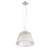 Ribo Collection 1 Light Chrome & Clear Pendant