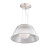 Ribo Collection 1 Light Large Chrome & Clear Pendant