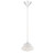 Vaso Collection 1 Light Chrome & White Pendant