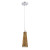 Tenor Collection 1 Light Chrome & Gold Pendant