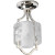 Caress Collection Polished Nickel 1-light Mini-Pendant