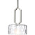 Caress Collection 1-light Polished Nickel Mini-Pendant