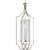 Caress Collection Polished Nickel 1-light Foyer Pendant