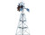 Galvanized Ornamental 3-Legged Windmill - 16 Foot