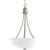 Gather Collection Brushed Nickel 2-light Foyer Pendant