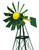 Green & Yellow Powder Coated Windmill - 20 Foot