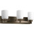 Orbit Collection Antique Bronze 3-light Bath Light