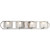 Caress Collection 4-light Polished Nickel Bath Light