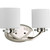 Nisse Collection Polished Nickel 2-light Bath Light